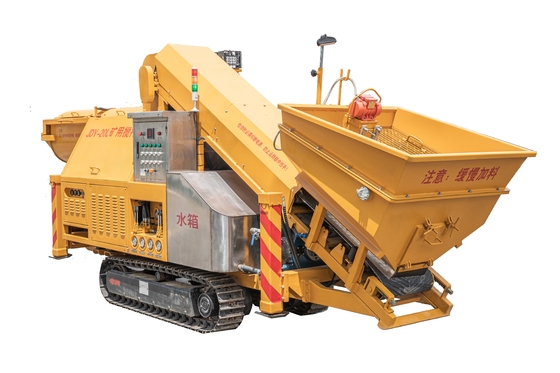 Chassis di rotaia in acciaio Miscelatore di calcestruzzo continuo sotterraneo